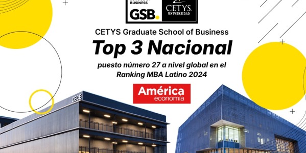 CETYS Graduate School of Business es top 3 nacional en ranking latinoamericano